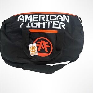American Fighter Black and Orange Men's Bag